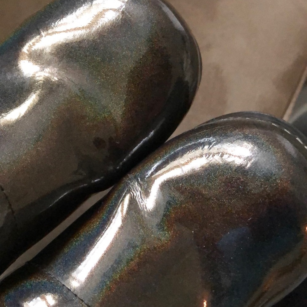 Dansko Clogs Patent Multicolor Sparkle Size 36 - image 7